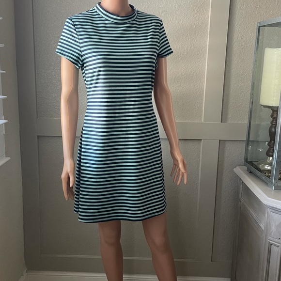 Free People Beach striped mock neck dress. - Picture 3 of 7